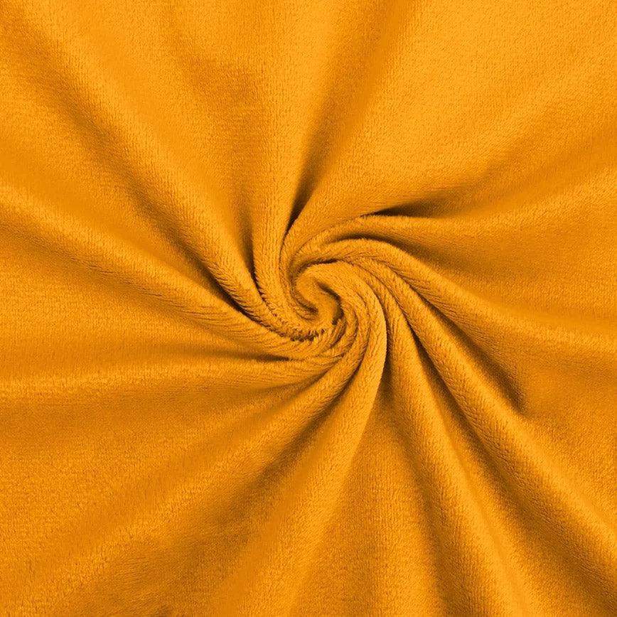 Smooth Minky fabric - mustard