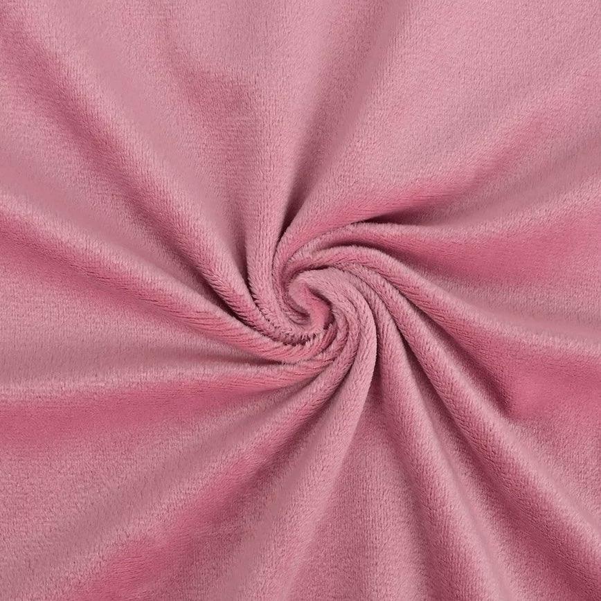 Smooth Minky fabric - English pink