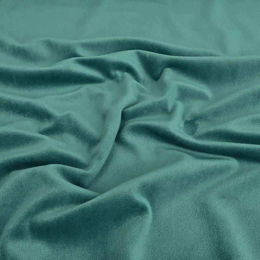 Smooth Minky fabric - Duck blue