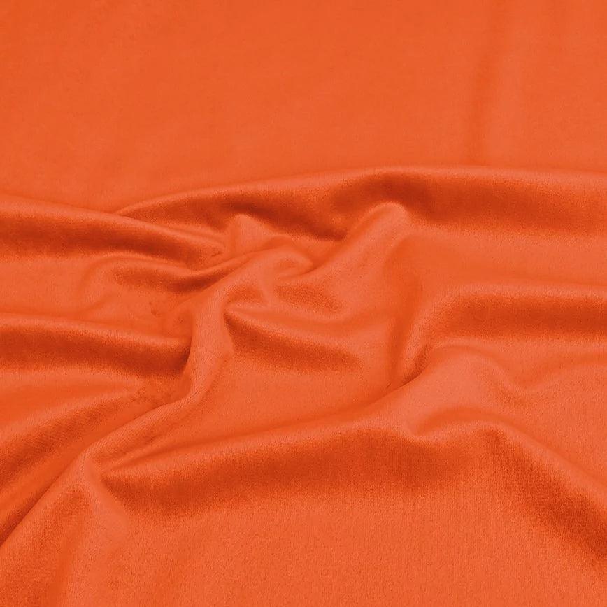 Smooth Minky fabric - Orange