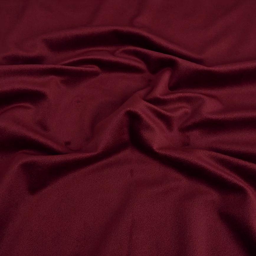 Smooth Minky fabric - Garnet red