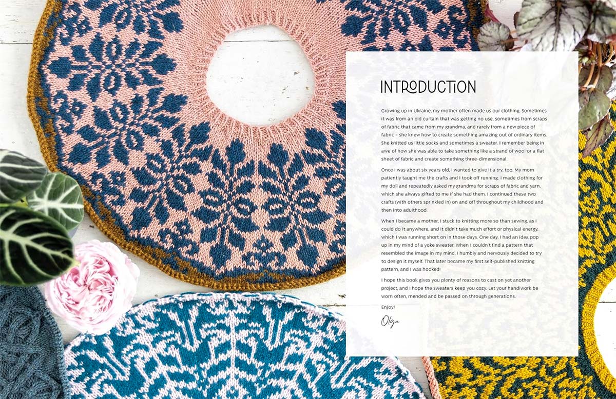 Yoke knitting book