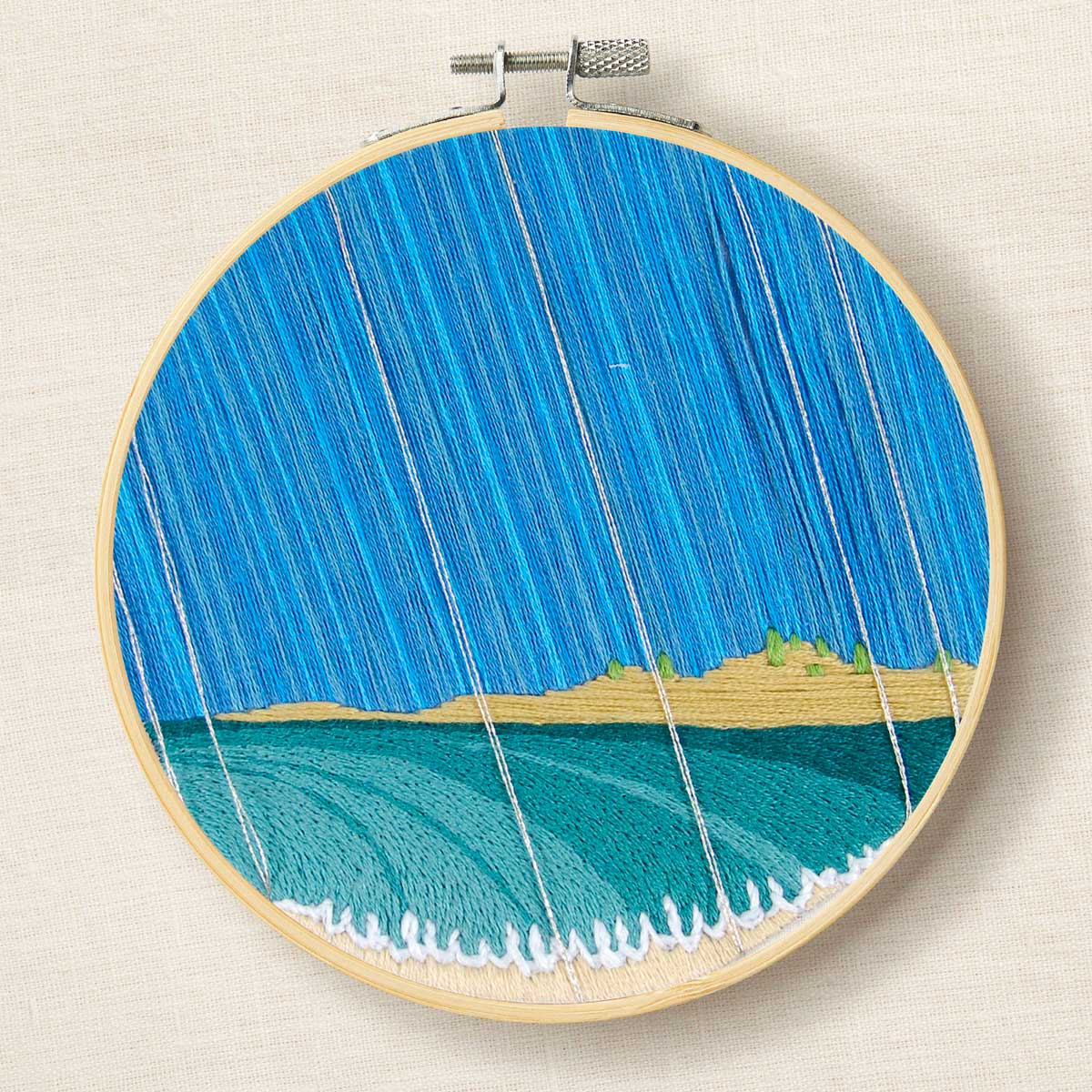 Embroidery kit - Océane rain