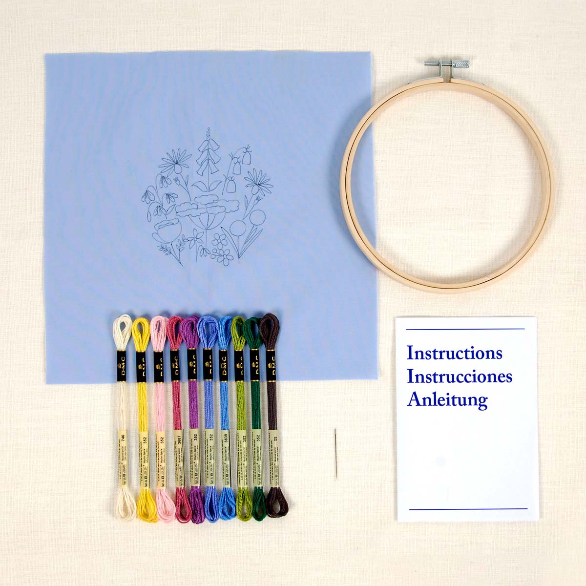 Kit broderie - Jardin anglais