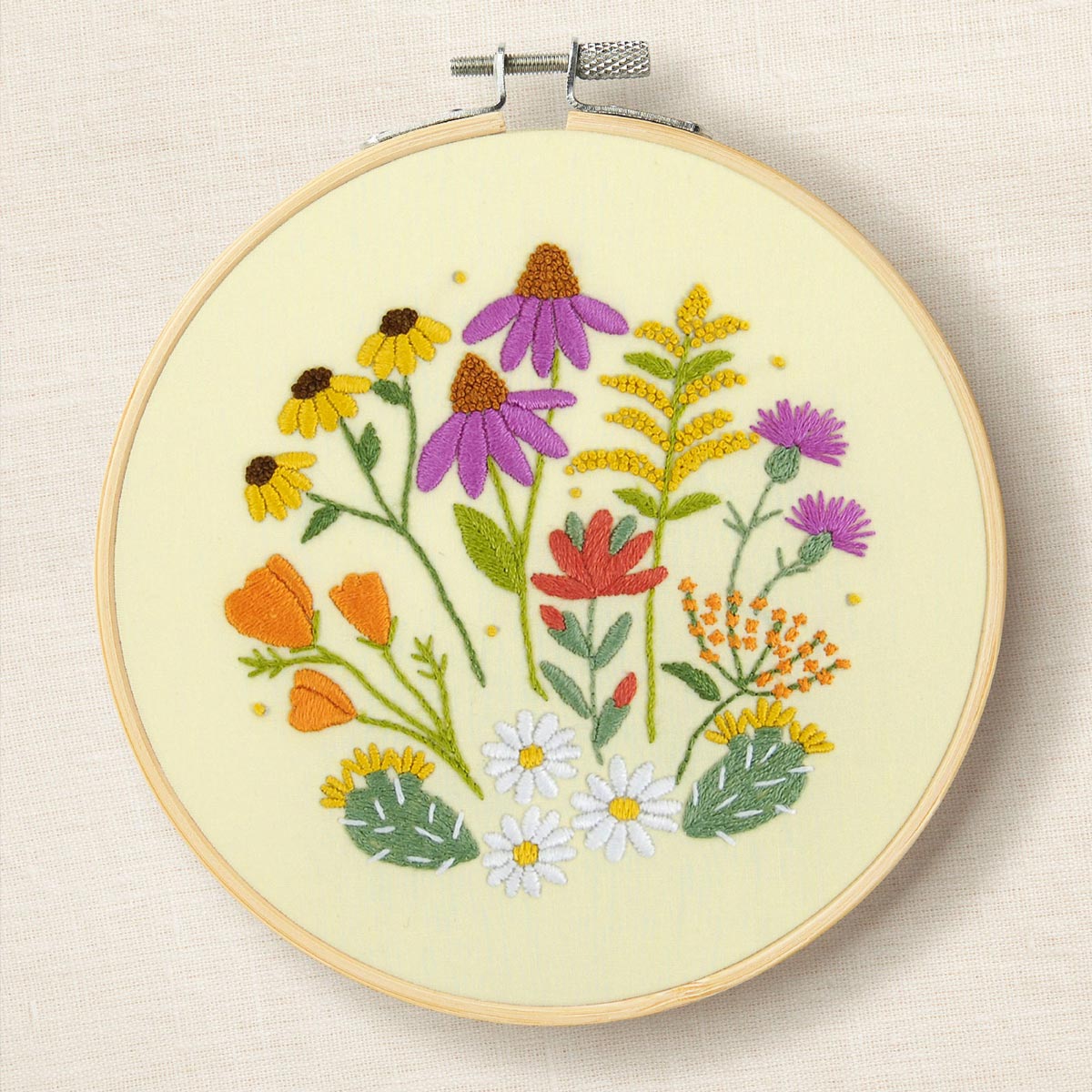 Embroidery kit - Mediterranean garden