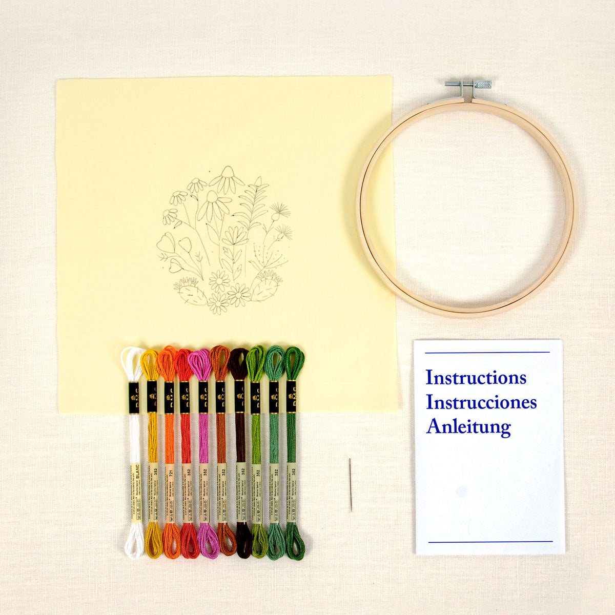 Kit broderie - Jardin méditerranéen