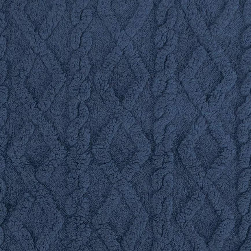 Tissu fourrure Berbère - Bleu