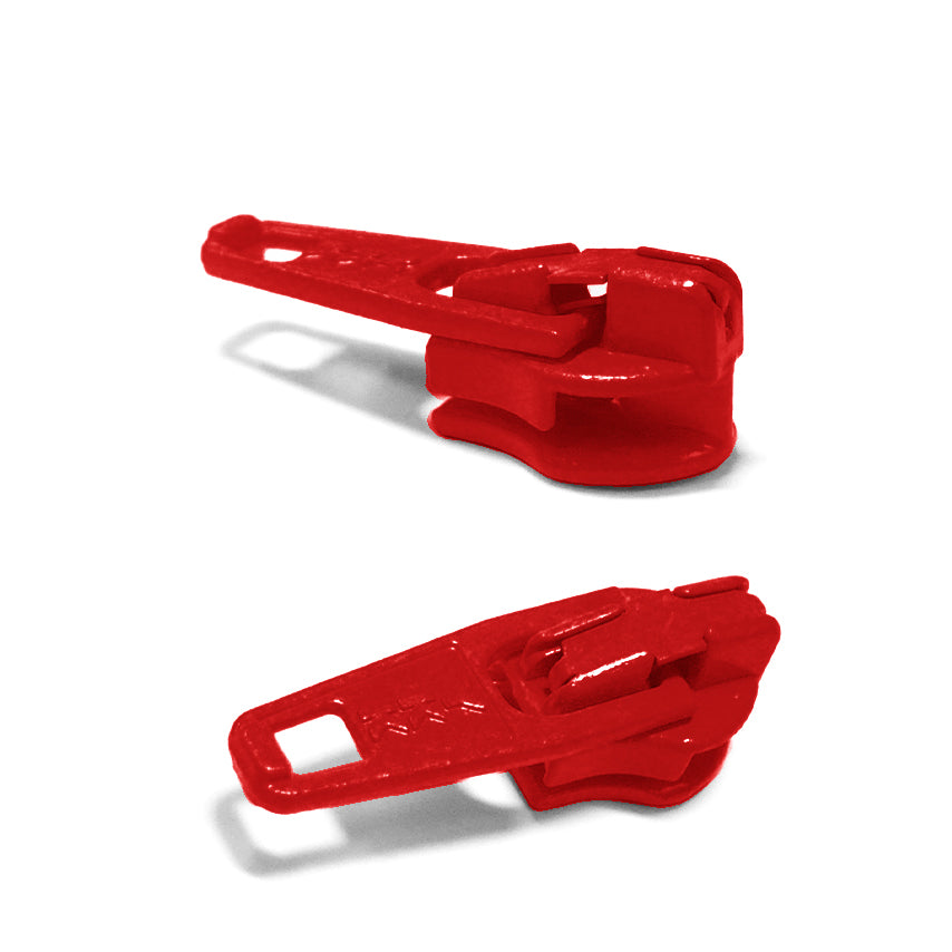 Curseur pour fermeture nylon 3 mm YKK - Rouge