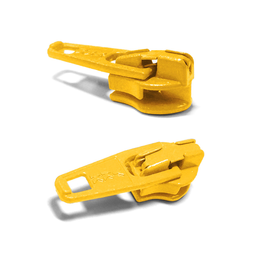 Curseur pour fermeture nylon 3 mm YKK - Jaune