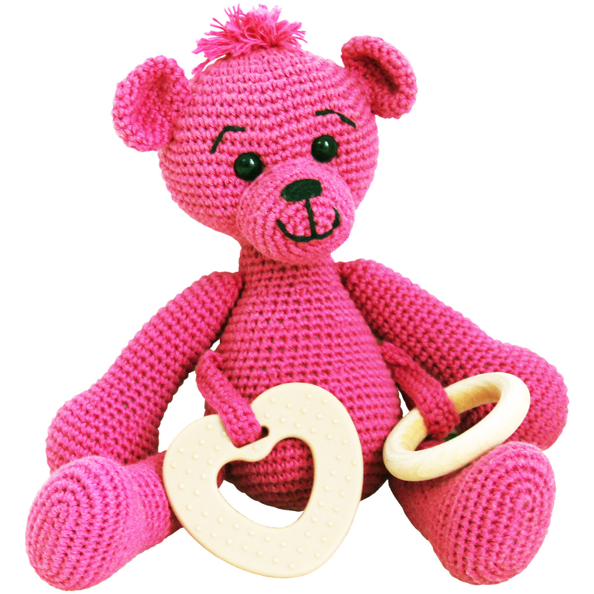 Kit crochet - Teddy sensoriel - Fuchsia