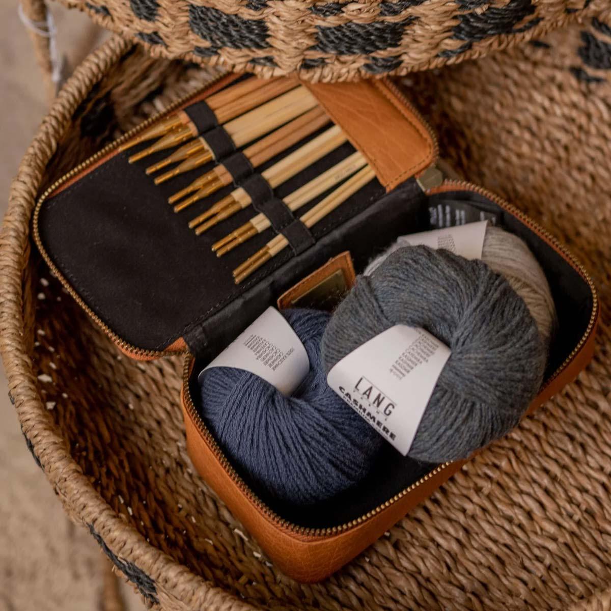 Box for knitting and crochet Muud Hope - Whiskey