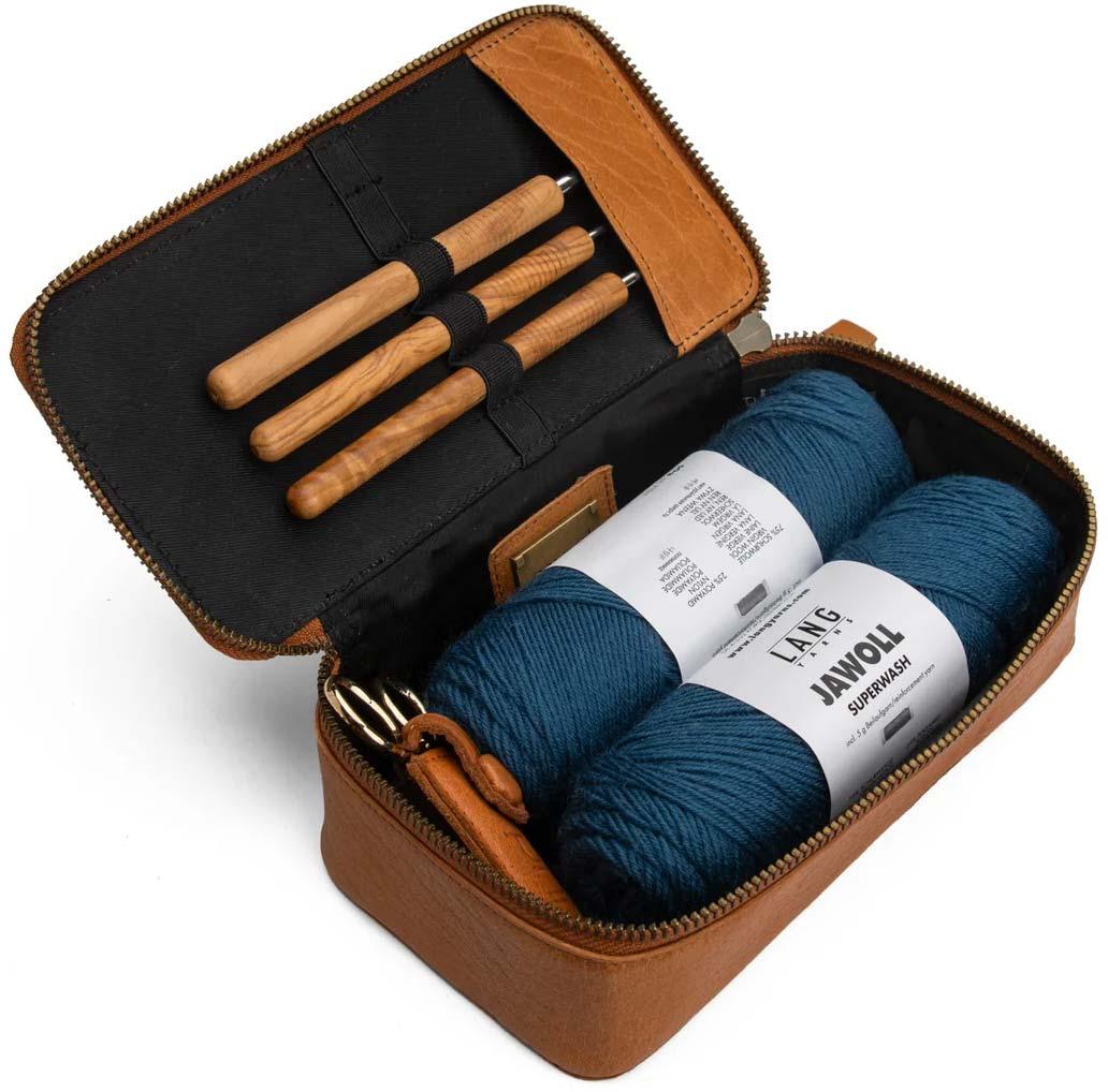 Box for knitting and crochet Muud Hope - Whiskey