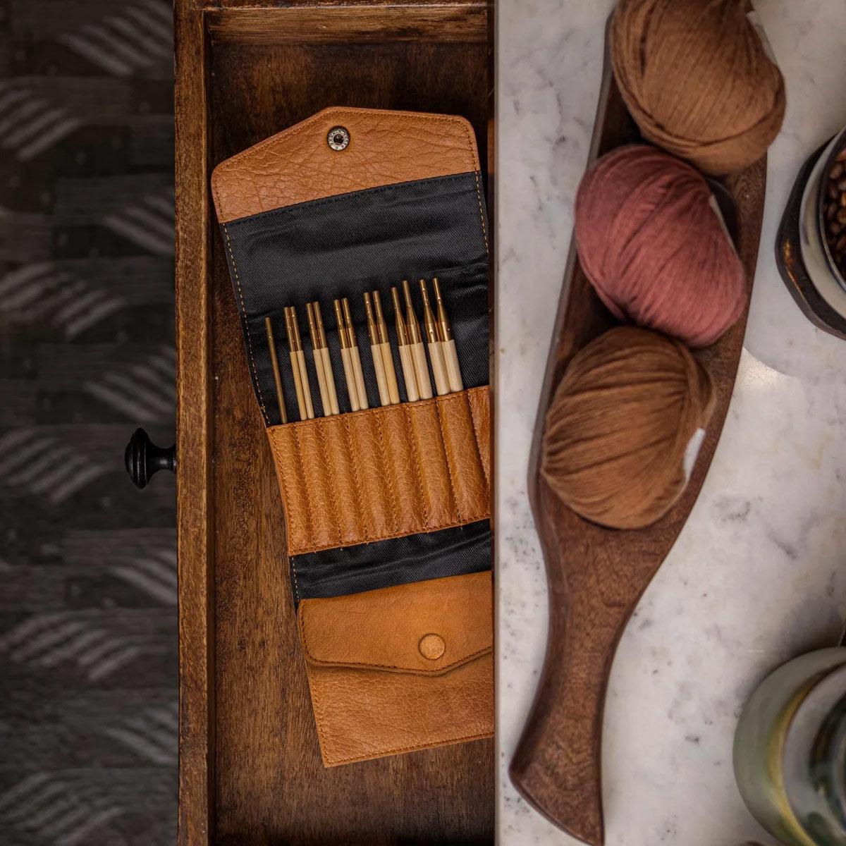 Muud Civ interchangeable needles case - Whiskey