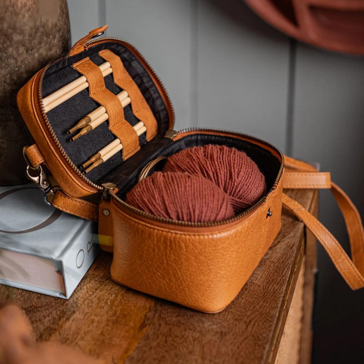 Lexi mini muud storage bag - whiskey