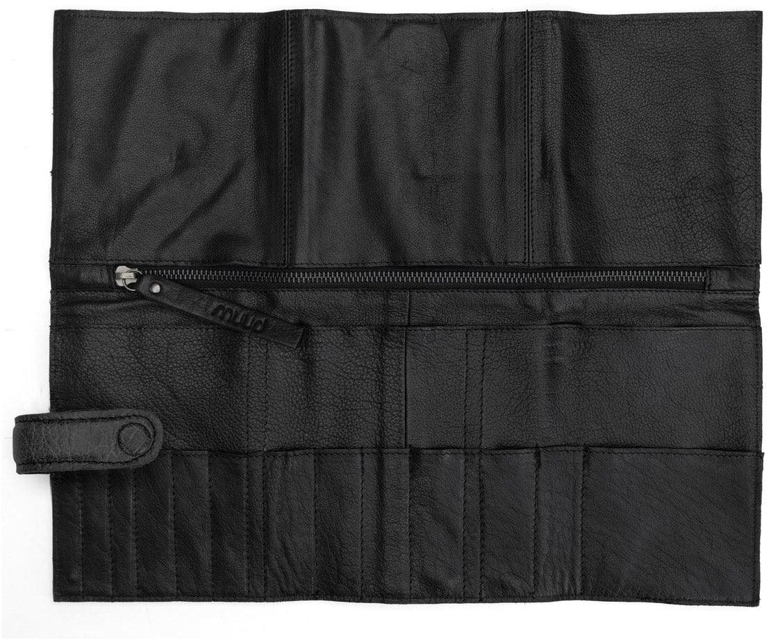 Etui de rangement en cuir pour aiguilles circulaires Muud Stockholm - Noir