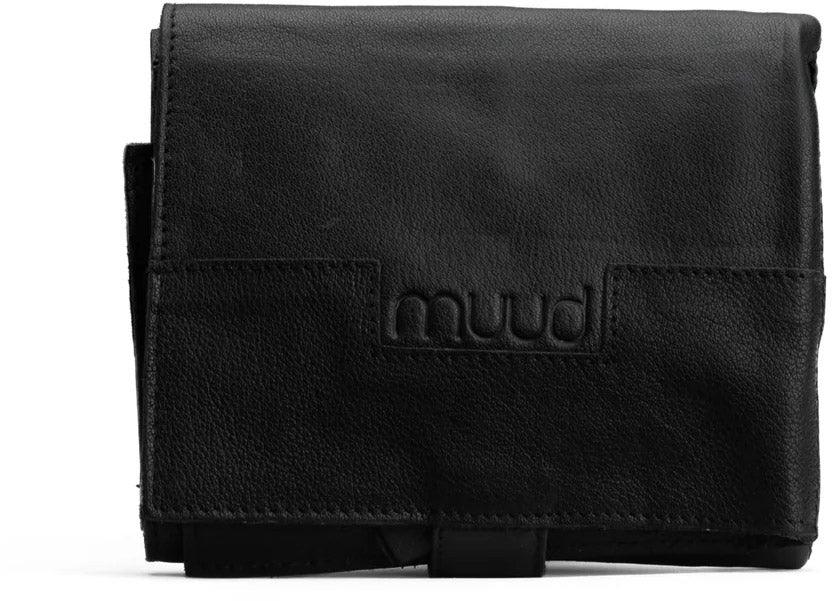 Leather storage case for Muud Stockholm circular needles - Black