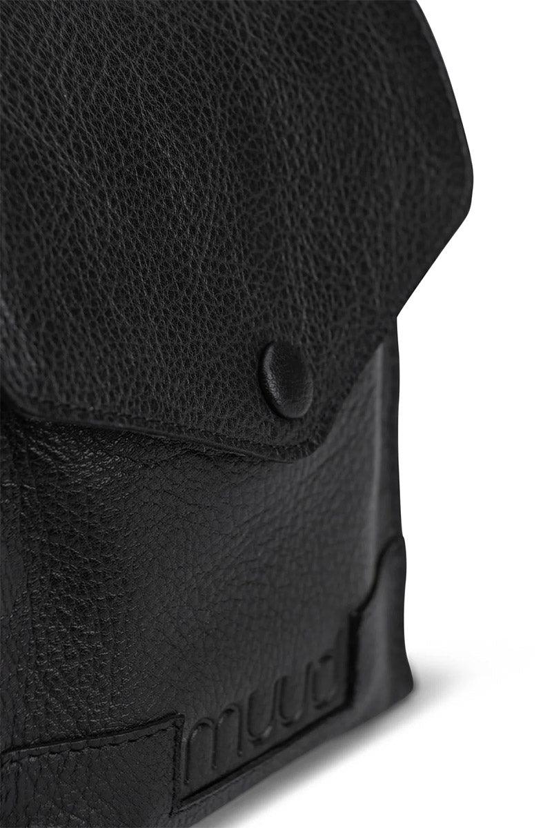 Etui de rangement en cuir pour aiguilles interchangeables Muud Betina - Noir