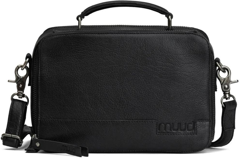 Muud Lilly Crossbody - Schwarzes Stricken und Hakenbag