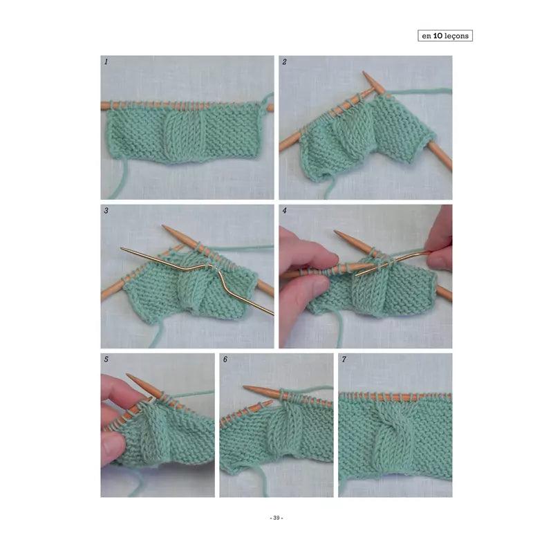 Book Learn knitting in 10 lessons