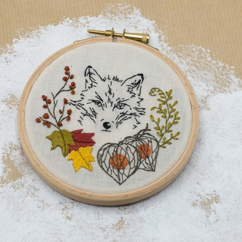 Kit Stickerei - Fall Fox