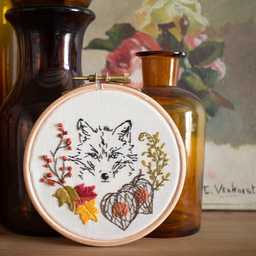 Kit Stickerei - Fall Fox