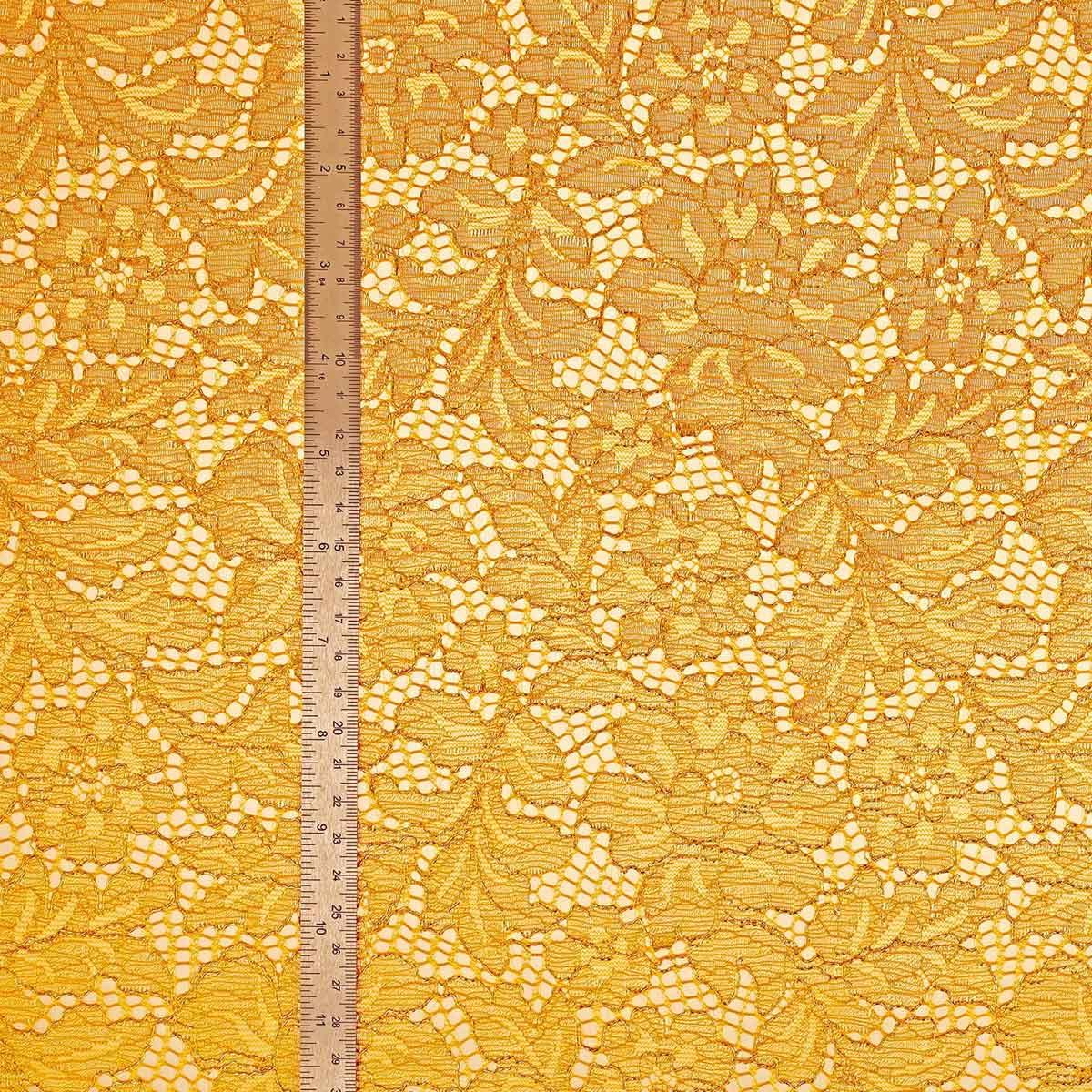 Lurex lace fabric - Gold