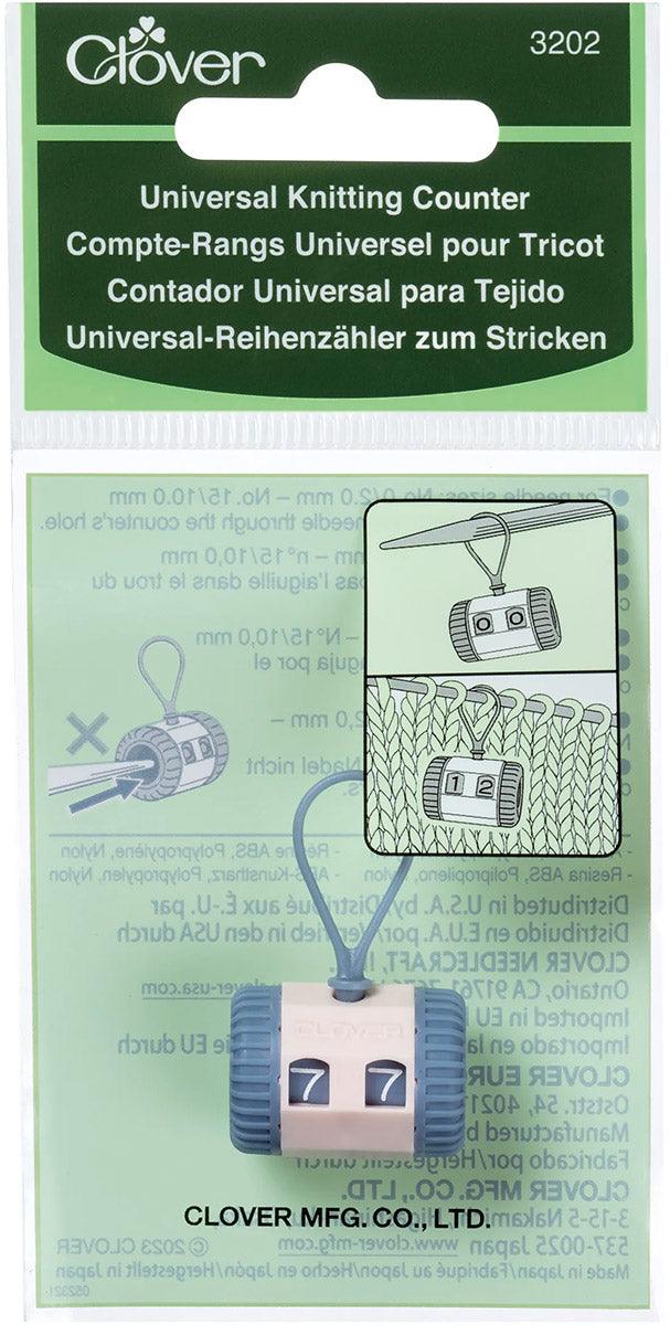 Universal rows for clover knitting