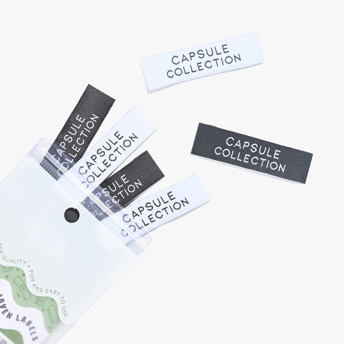 Set of 6 woven labels - Capsule Collection