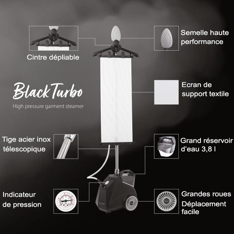 TEXI BLACK Turbo high pressure steamer