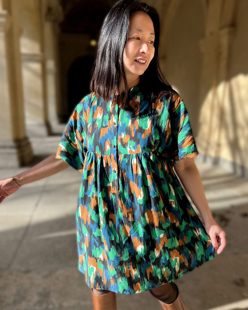 Waterfall viscose twill fabric - My Dress made