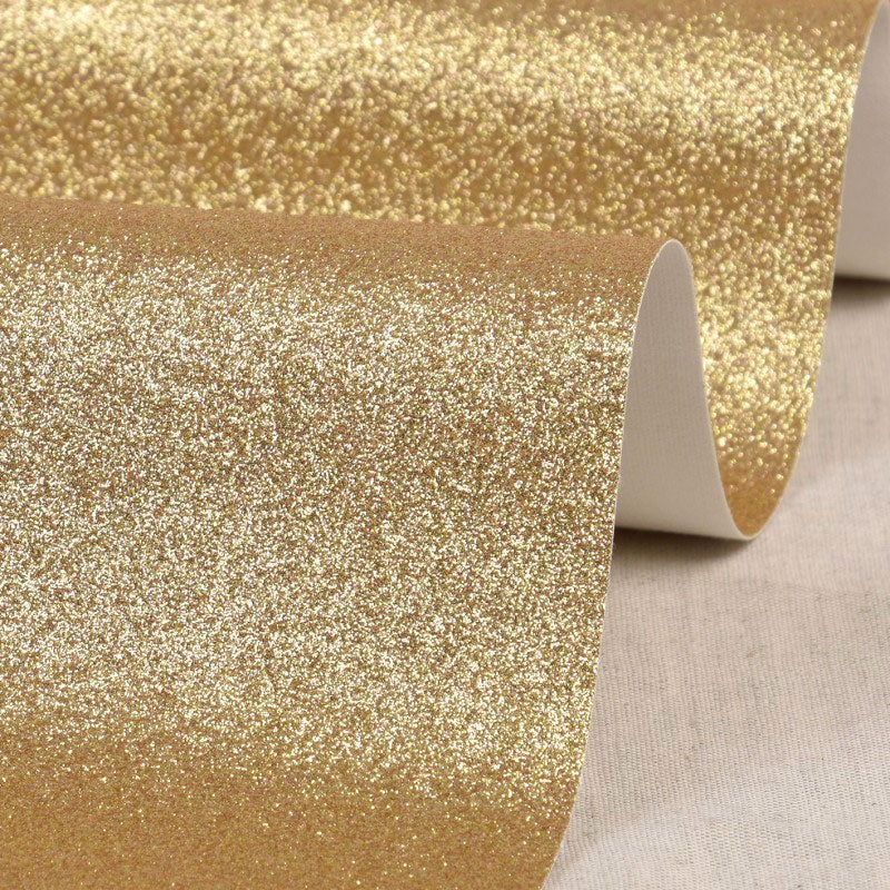 Glitter coupon 50 x 70 cm - Light gold