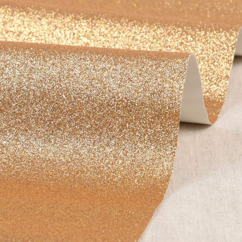 Glitter coupon 50 x 70 cm - Dark gold