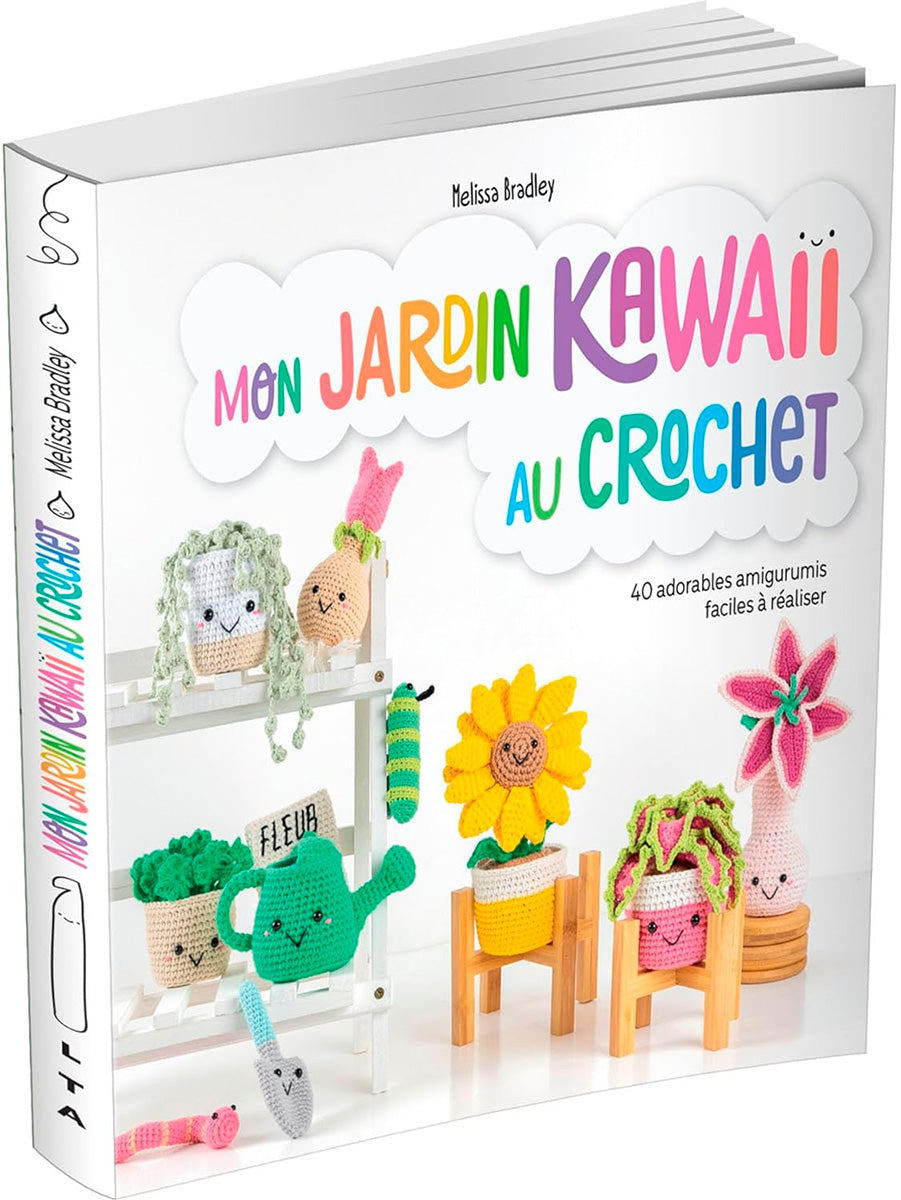 Livre mon jardin kawaii au crochet