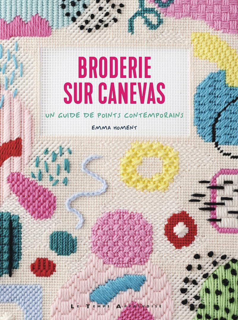 Livre broderie sur canevas