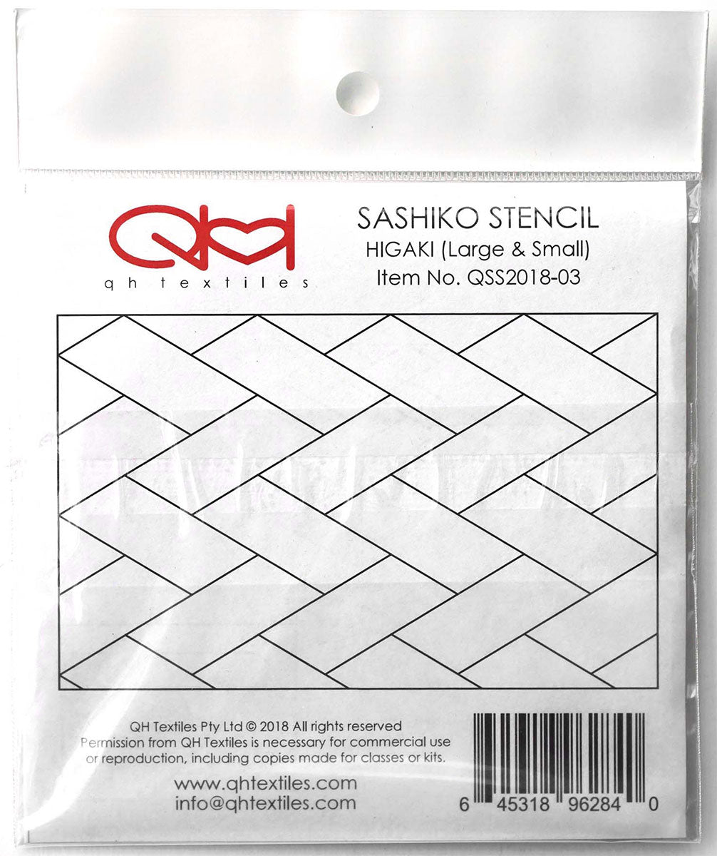 Set of 2 templates for Sashiko Stencil - Higaki