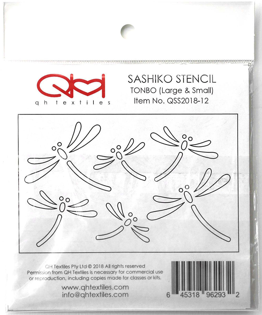 Set von 2 Vorlagen für Sashiko Schablone - Tonbo