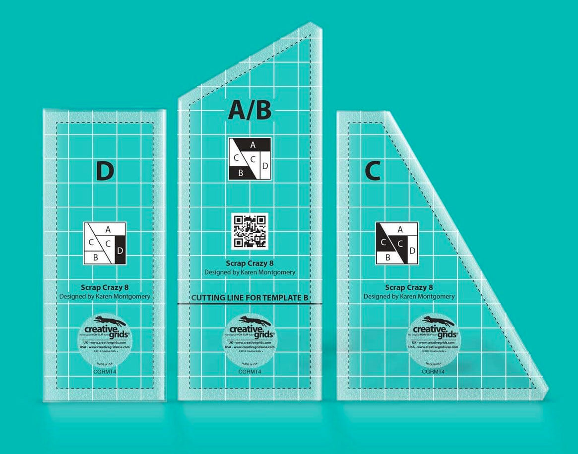 Set de règles Non-Slip Scrap Crazy Creative Grids