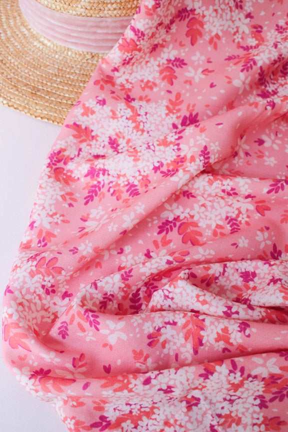 Pink serenade viscose fabric - Lise Tailor