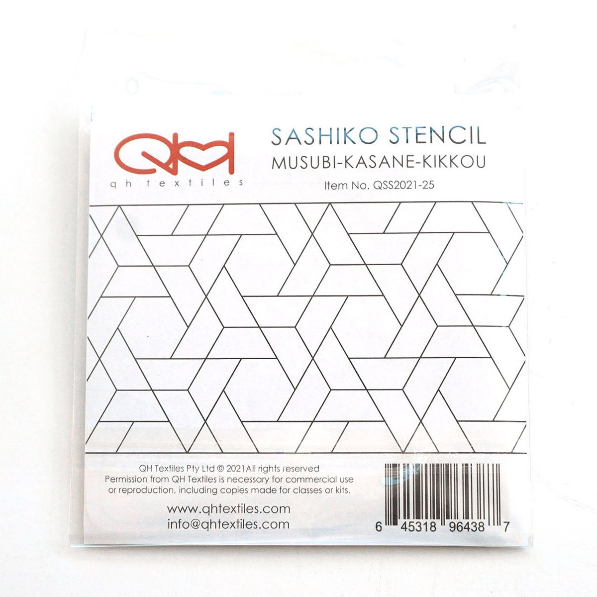 Set of 2 templates for Sashiko Stencil-Musubi-Kasane-Kikkou