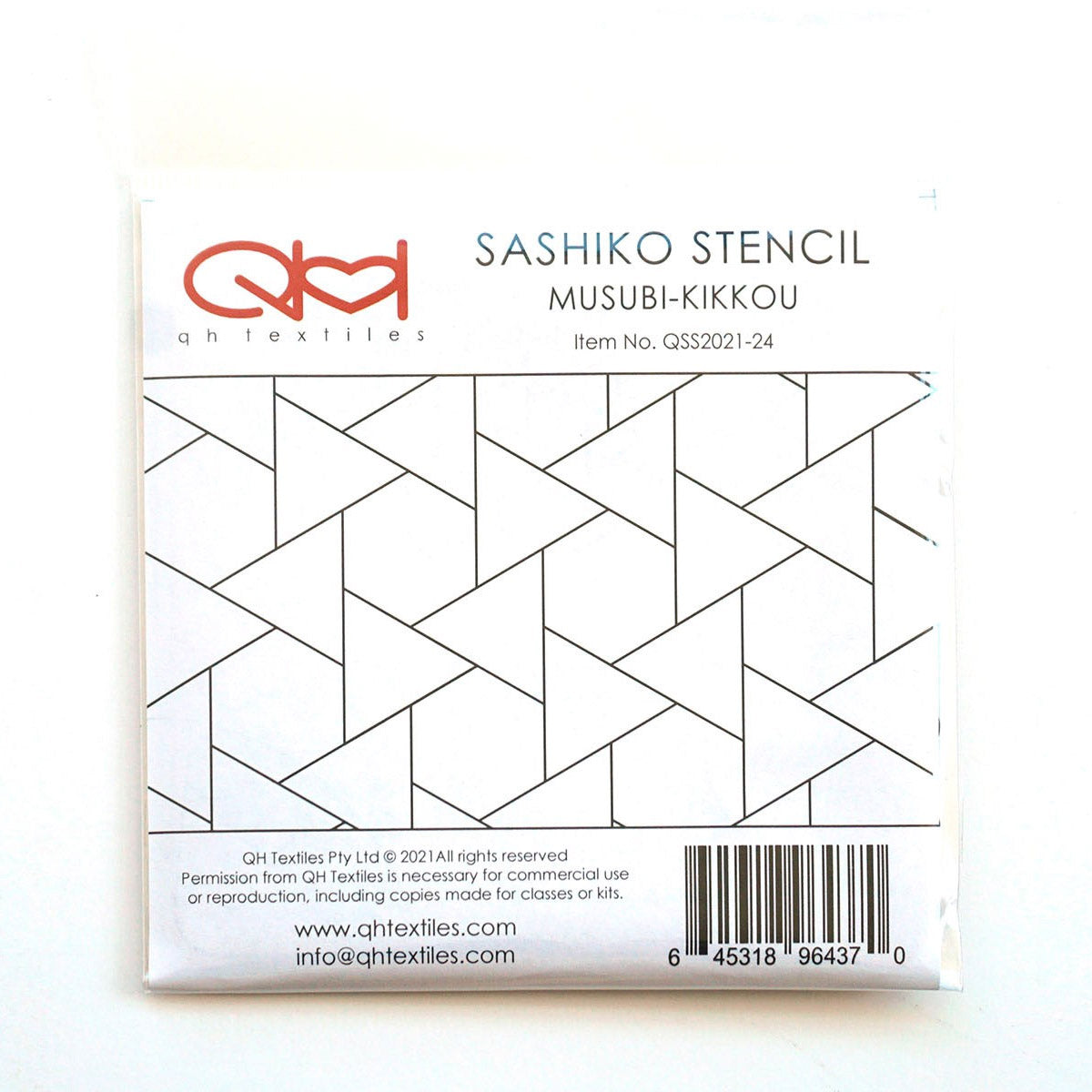 Set of 2 templates for Sashiko Stencil - Musubi -Kikkou