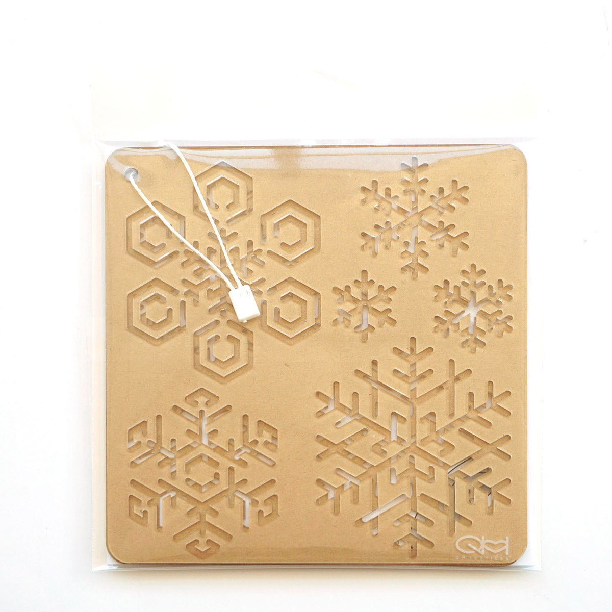 Set de 2 gabarits pour sashiko stencil - Snowflakes