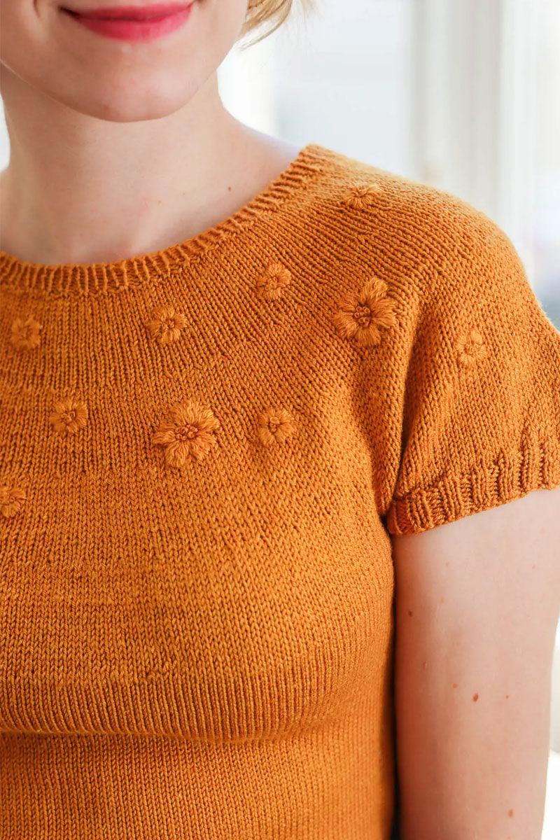 Strickmuster - rosa Pullover - Lise Schneider