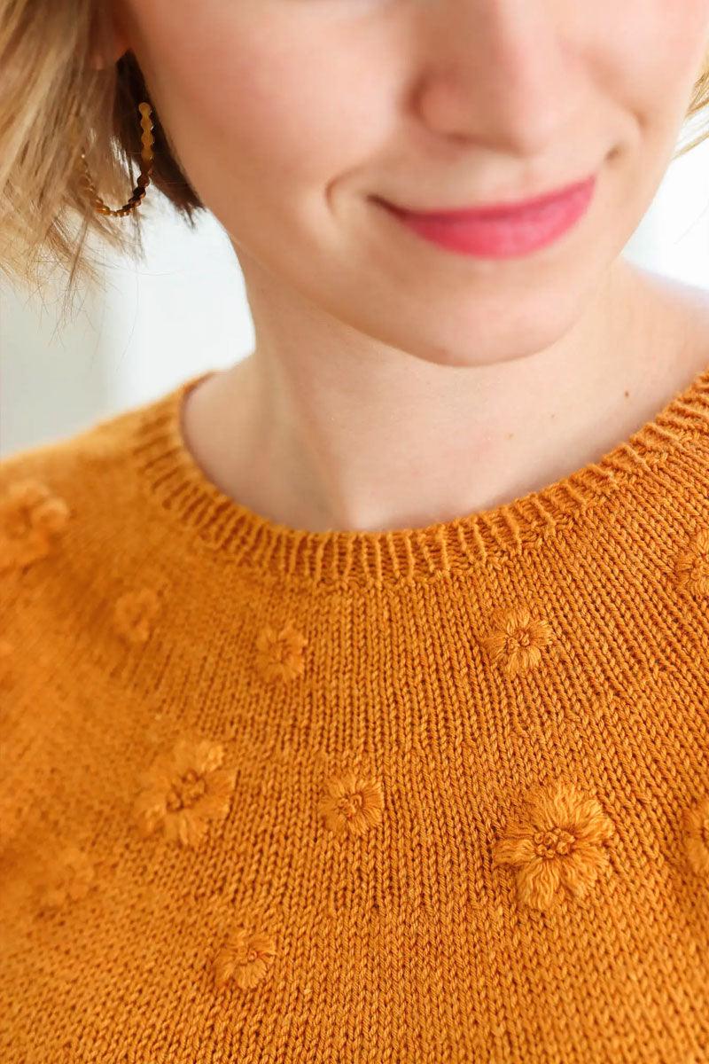 Strickmuster - rosa Pullover - Lise Schneider