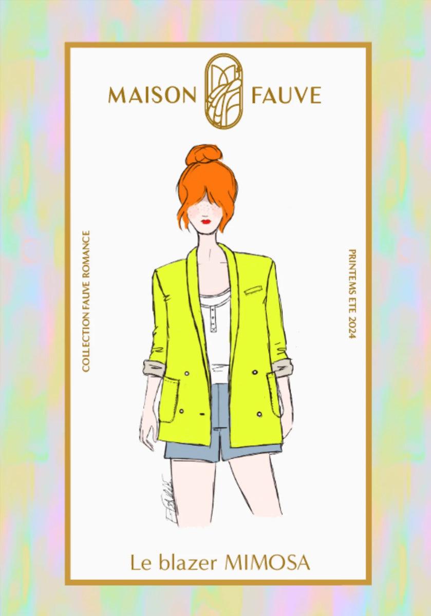 Patron de blazer Mimosa - Maison Fauve