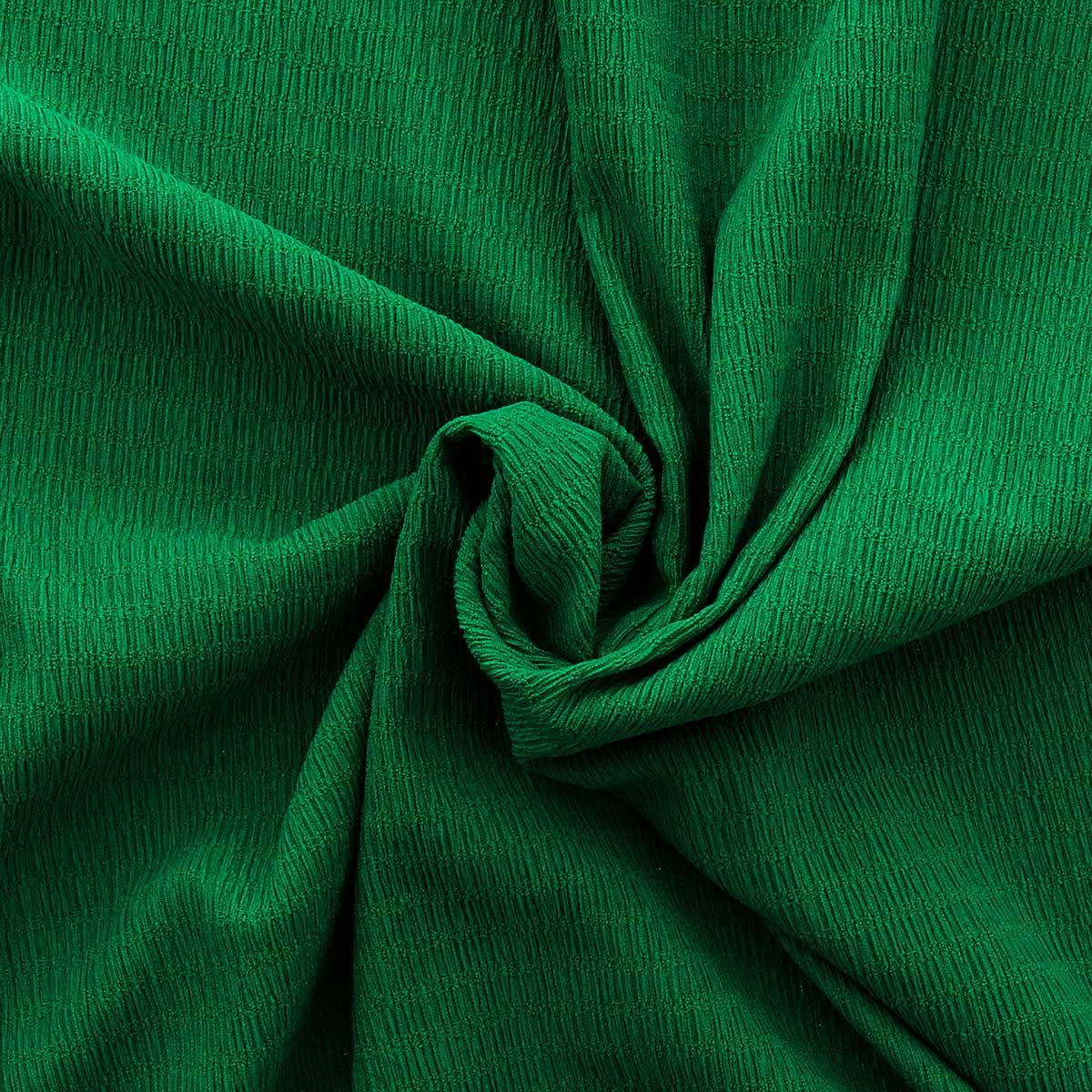 Crépon fabric - Green