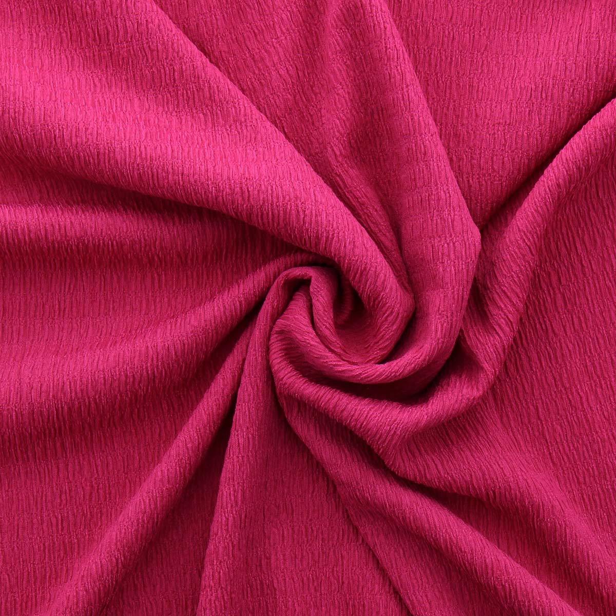 Tissu crépon - Magenta