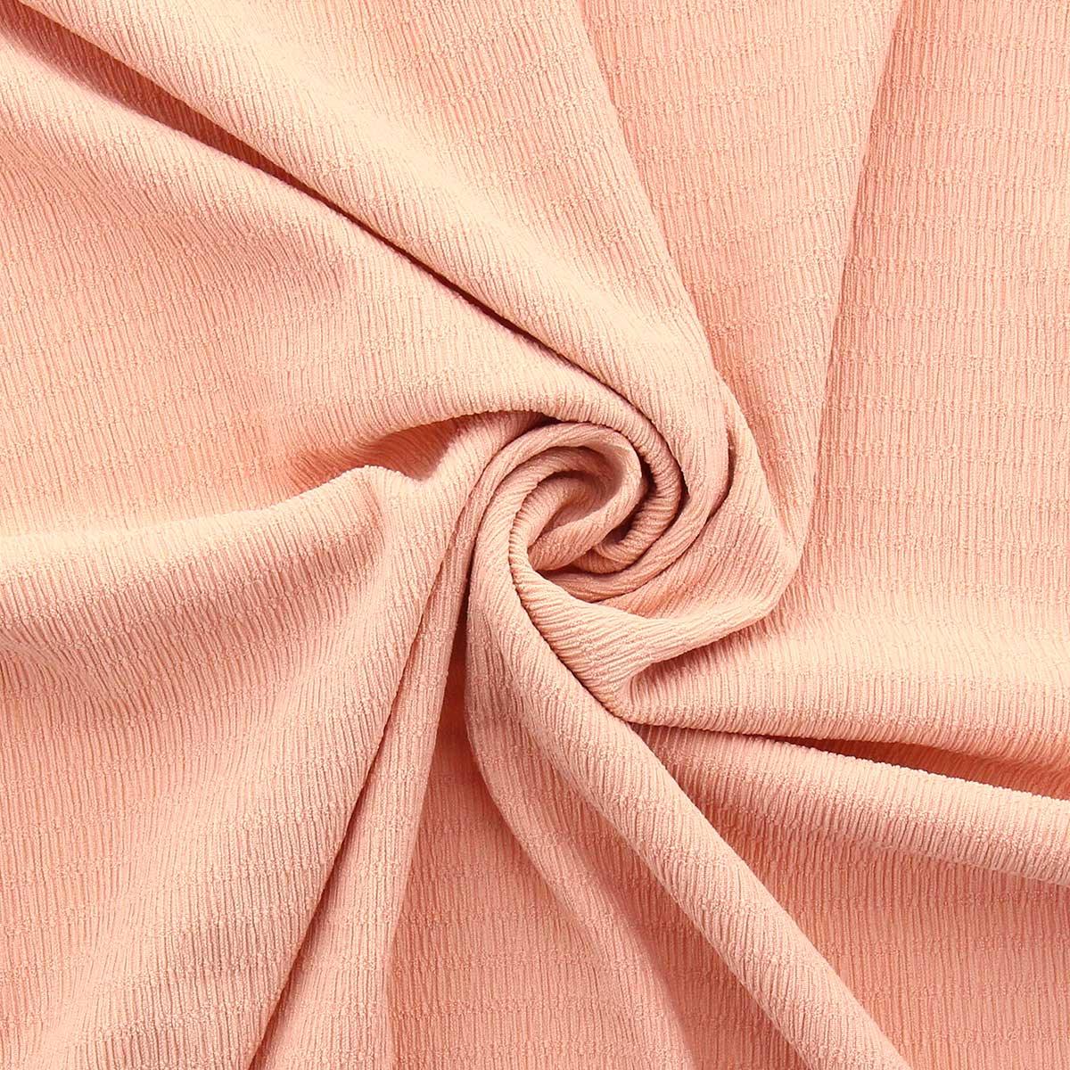 Crépon fabric - Pink sand