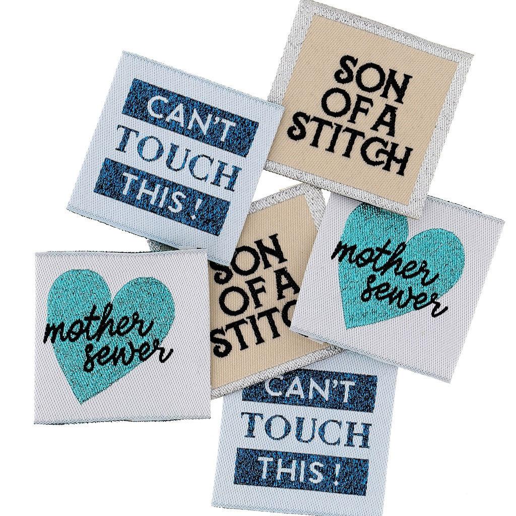 Set of 6 sewing labels - Mode