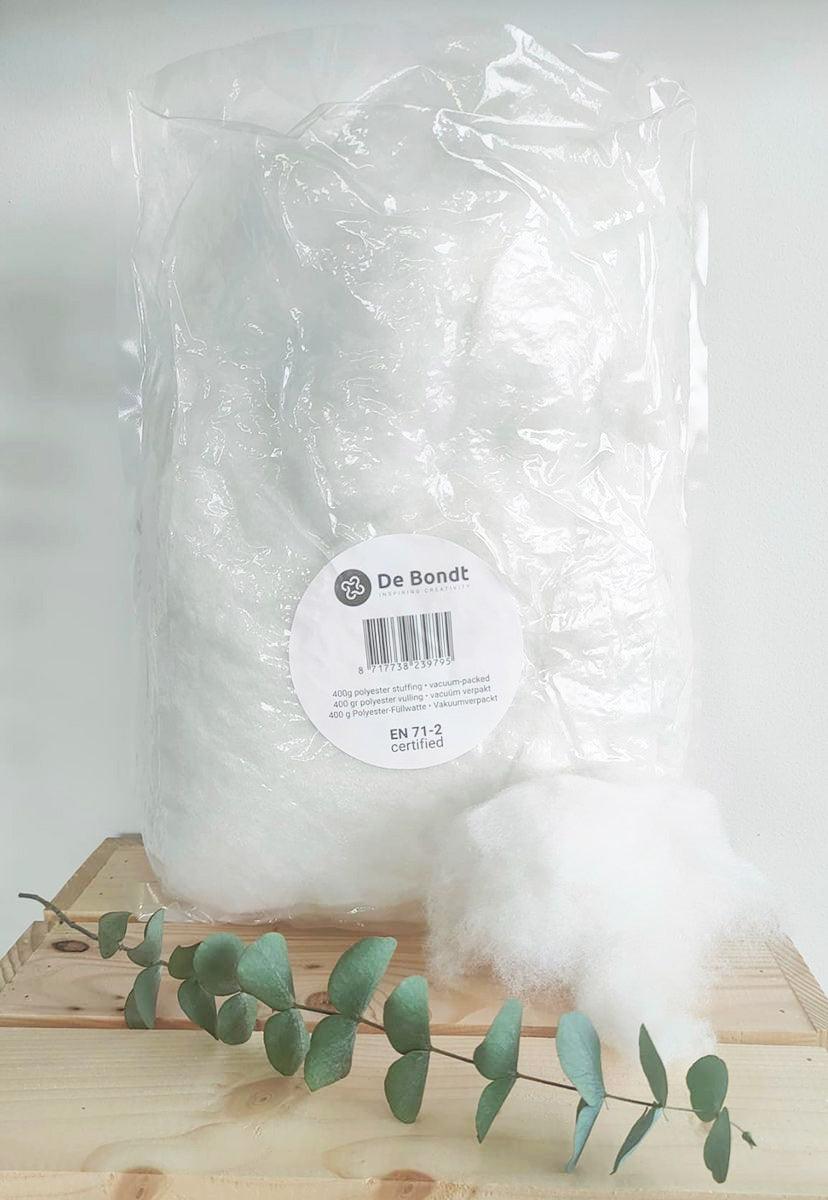 Ouate de rembourrage en polyester recyclé - 400 g