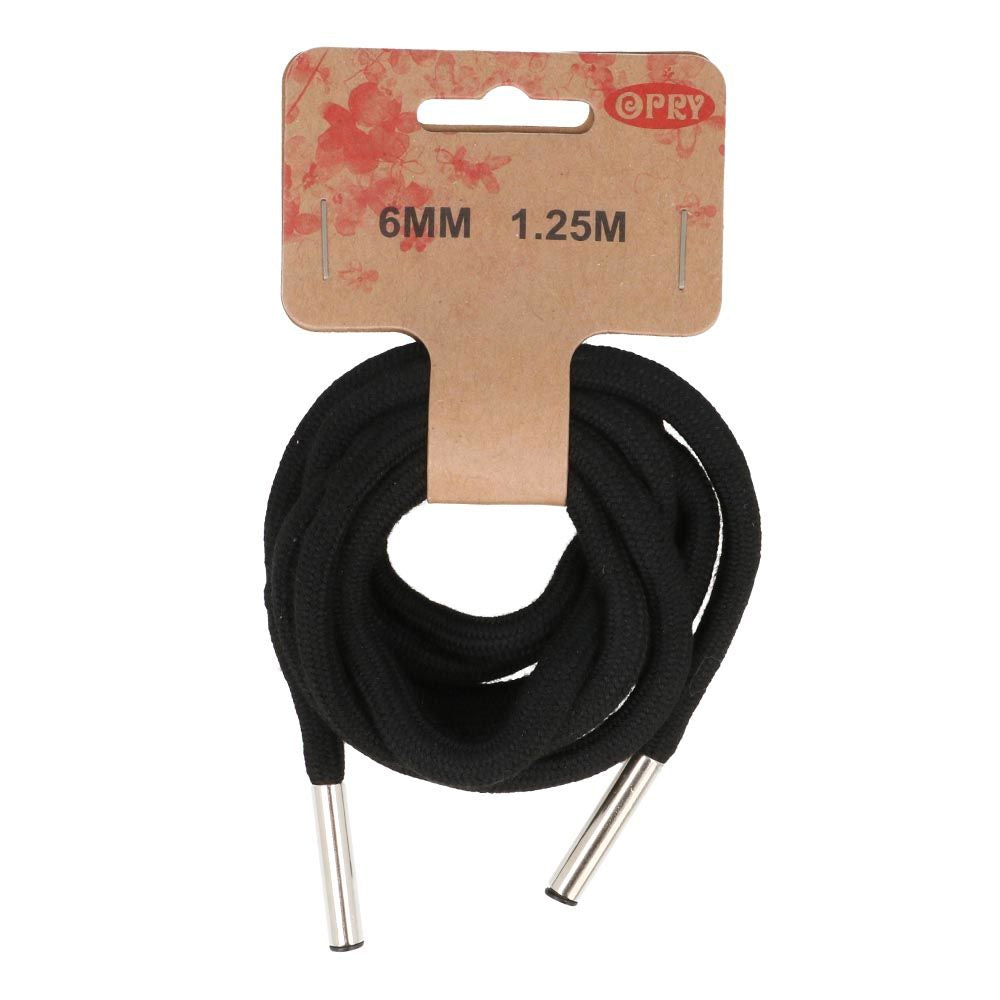 Sweet cord with tips - black